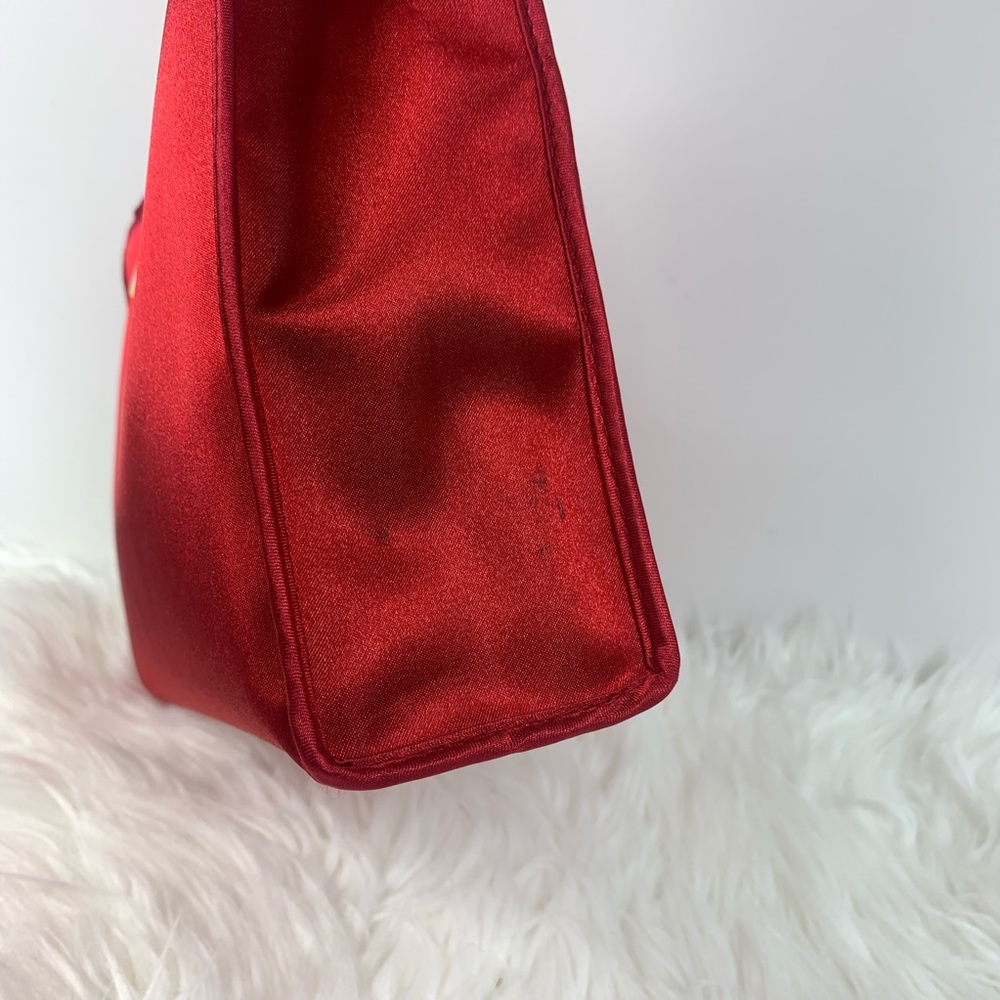 Giorgio Beverly Hills cosmetic/clutch bag red/gold - Picture 6 of 11